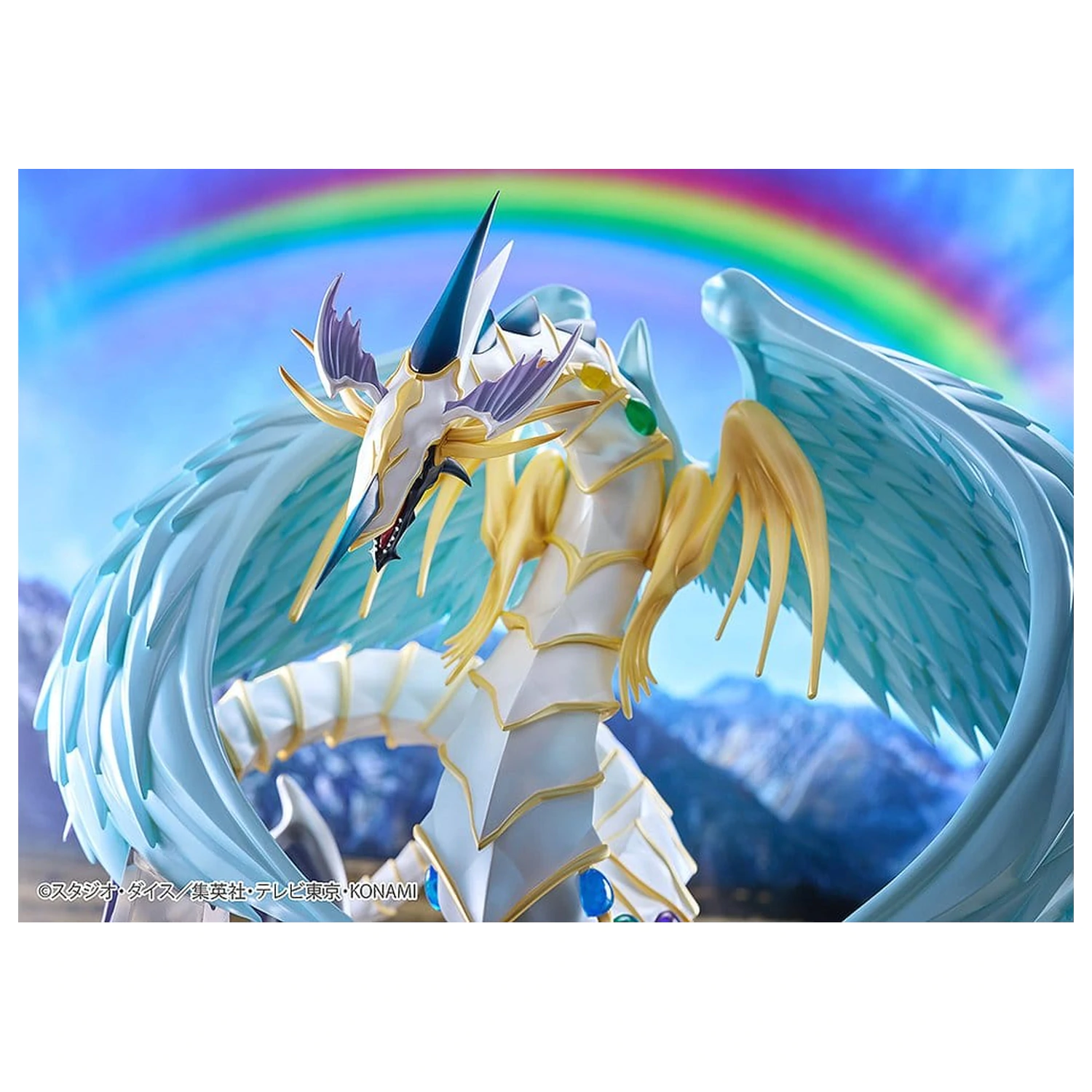 Yu-Gi-Oh! GX PVC Figure Rainbow Dragon 28 cm product photo