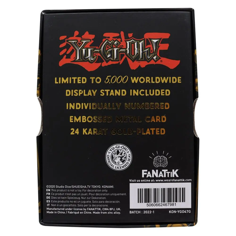 Yu-Gi-Oh! Ingot Dark Paladin Limited Edition (gold plated) product photo