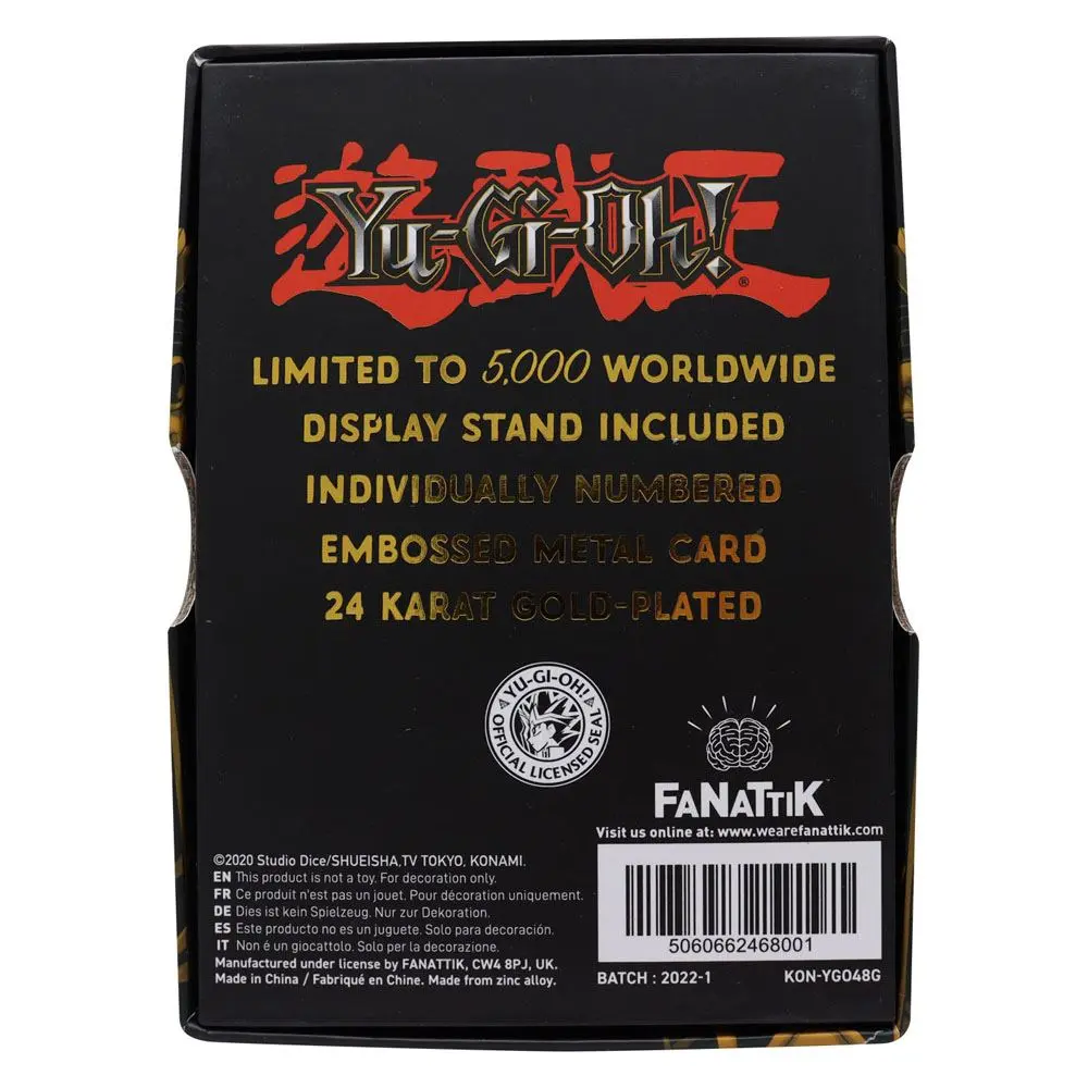 Yu-Gi-Oh! Ingot Jinzo Limited Edition (gold plated) product photo