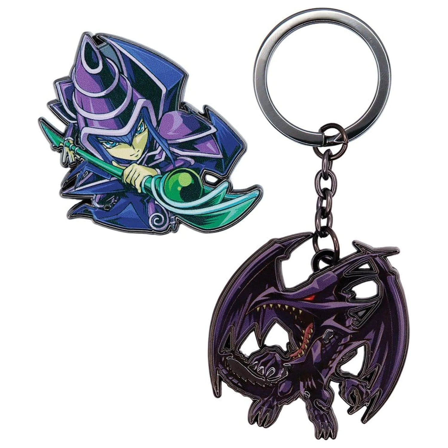 Yu-Gi-Oh! Pin Badge & Keyring Set product photo