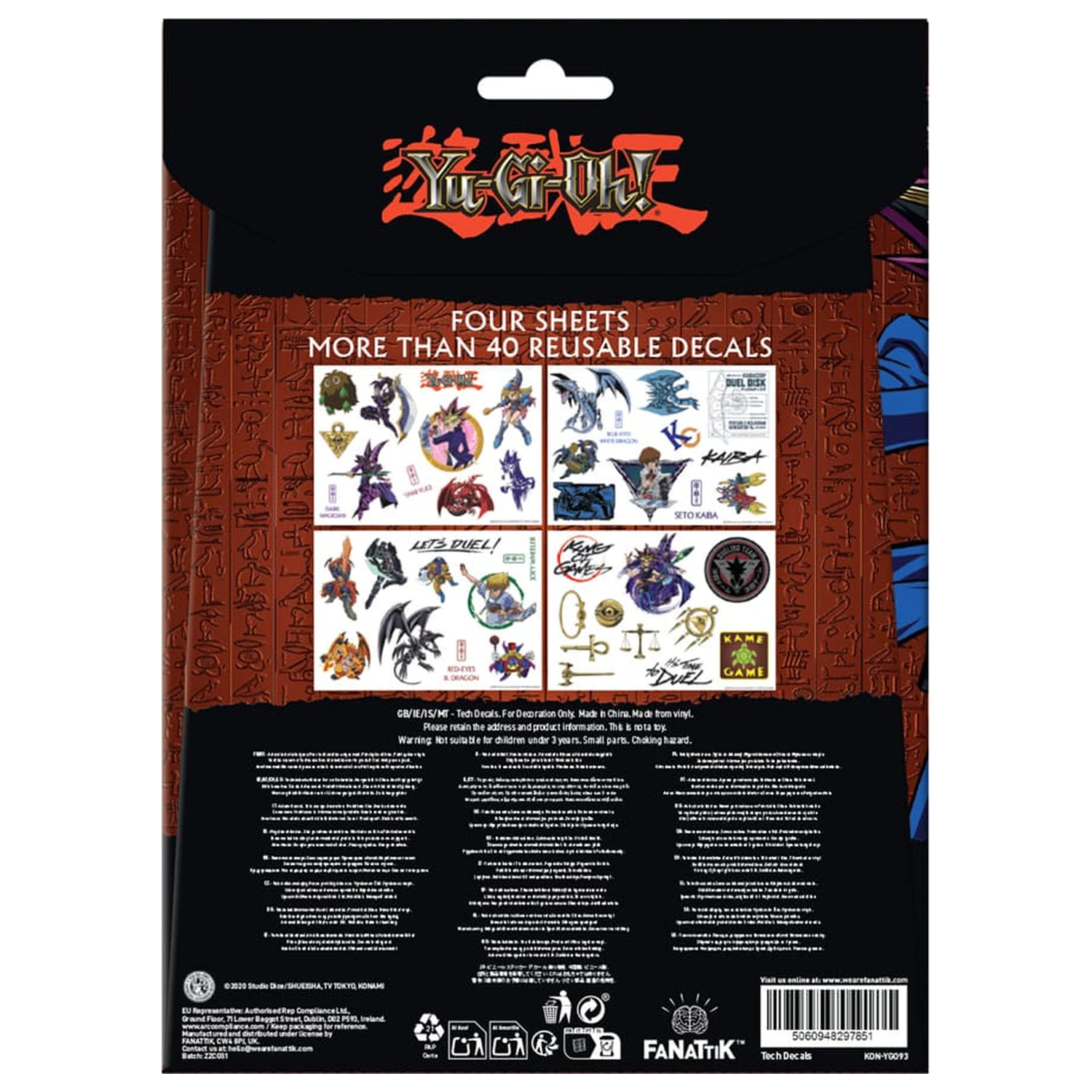 Yu-Gi-Oh! Tech Sticker Pack  product photo