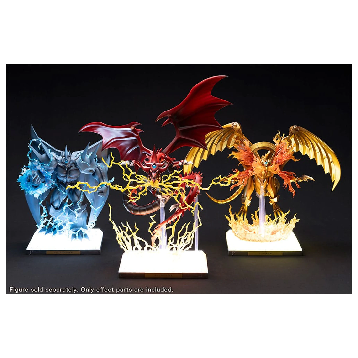 Yu-Gi-Oh! PVC Statue Accessories Slifer the Sky Dragon Egyptian God Expansion Parts Set   product photo