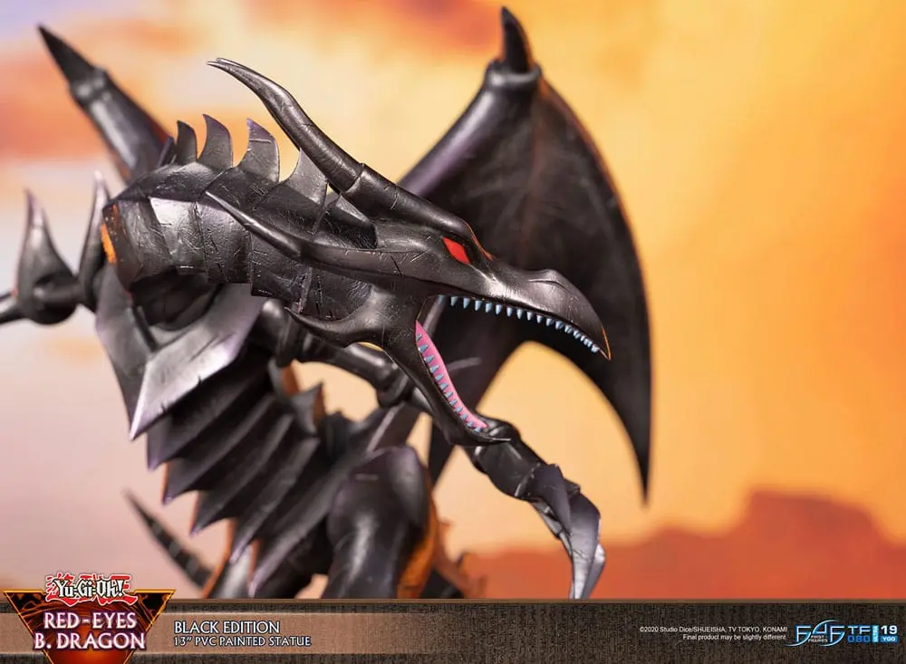 Yu-Gi-Oh! PVC Statue Red-Eyes B. Dragon Black Colour 33 cm termékfotó