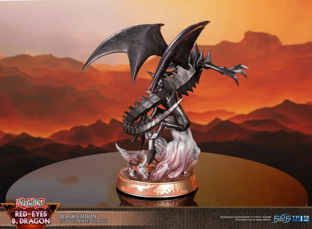 Yu-Gi-Oh! PVC Statue Red-Eyes B. Dragon Black Colour 33 cm termékfotó