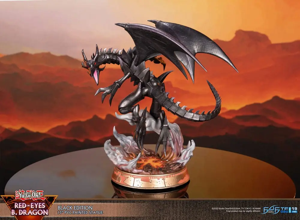 Yu-Gi-Oh! PVC Statue Red-Eyes B. Dragon Black Colour 33 cm termékfotó