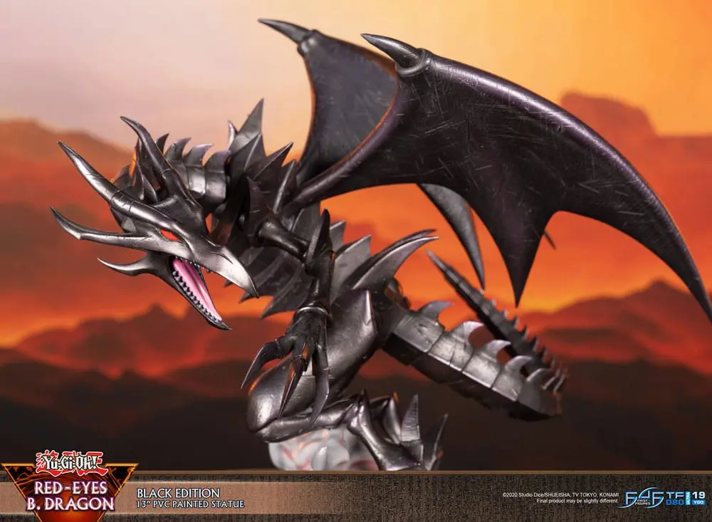 Yu-Gi-Oh! PVC Statue Red-Eyes B. Dragon Black Colour 33 cm termékfotó