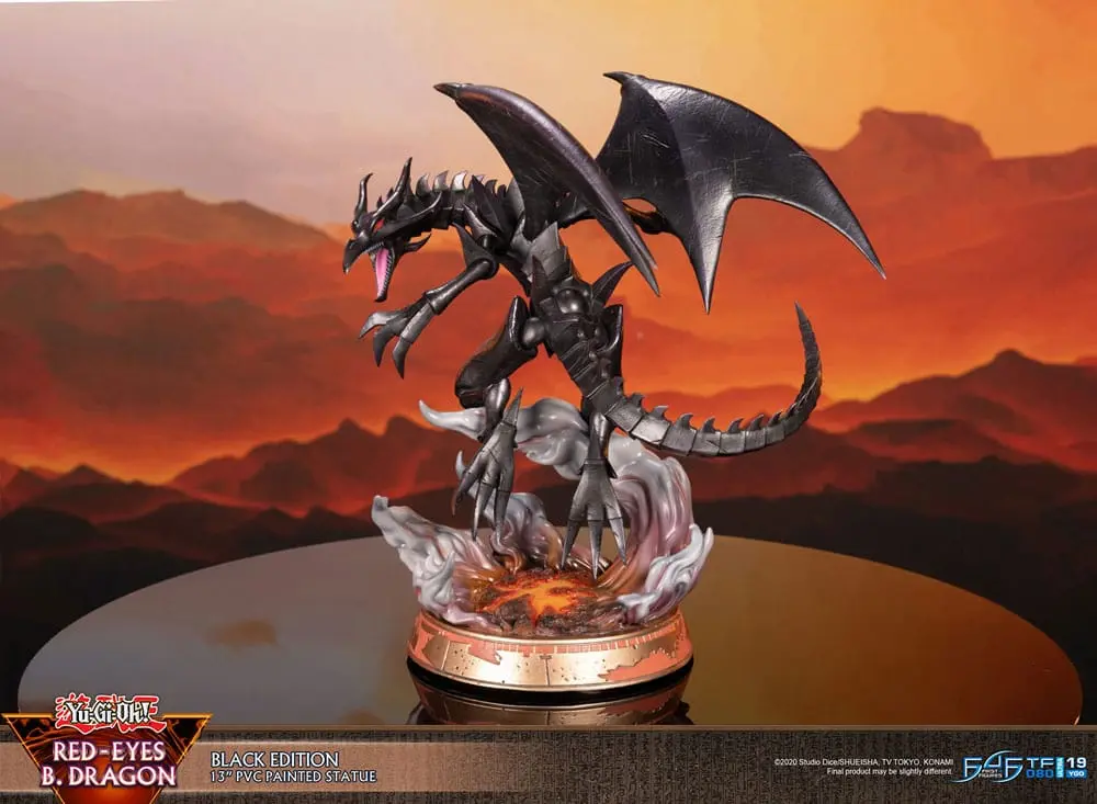 Yu-Gi-Oh! PVC Statue Red-Eyes B. Dragon Black Colour 33 cm termékfotó