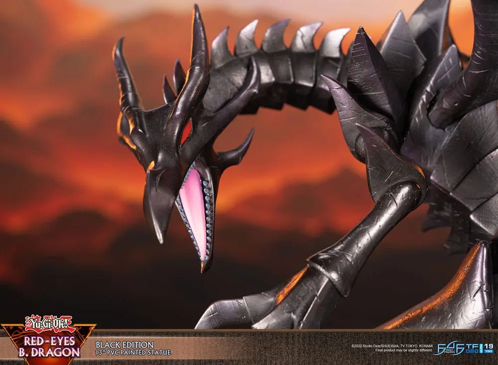 Yu-Gi-Oh! PVC Statue Red-Eyes B. Dragon Black Colour 33 cm termékfotó