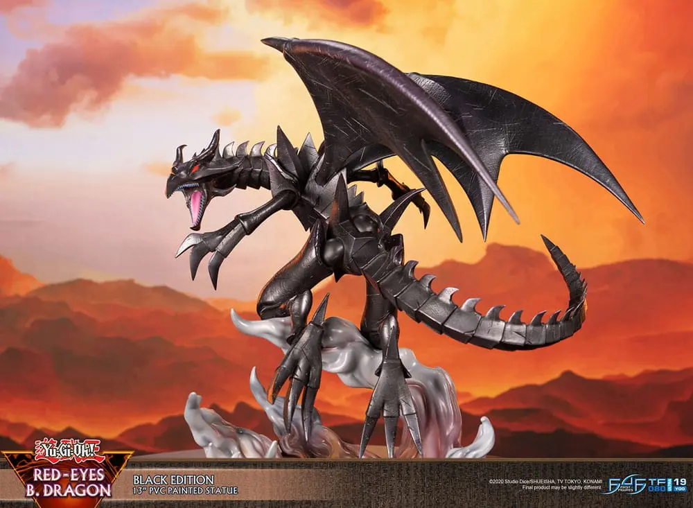 Yu-Gi-Oh! PVC Statue Red-Eyes B. Dragon Black Colour 33 cm termékfotó