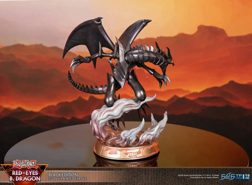 Yu-Gi-Oh! PVC Statue Red-Eyes B. Dragon Black Colour 33 cm termékfotó