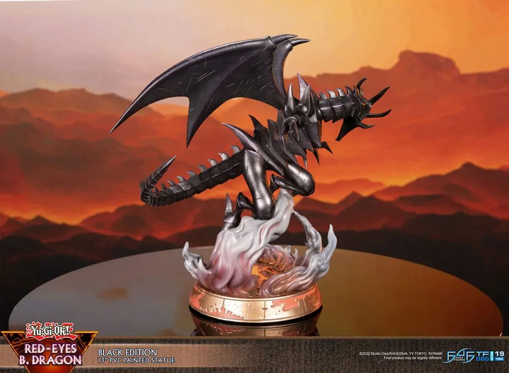 Yu-Gi-Oh! PVC Statue Red-Eyes B. Dragon Black Colour 33 cm termékfotó