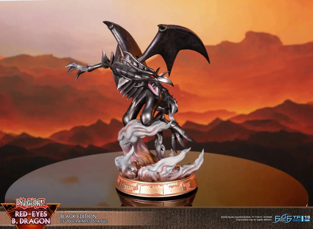 Yu-Gi-Oh! PVC Statue Red-Eyes B. Dragon Black Colour 33 cm termékfotó