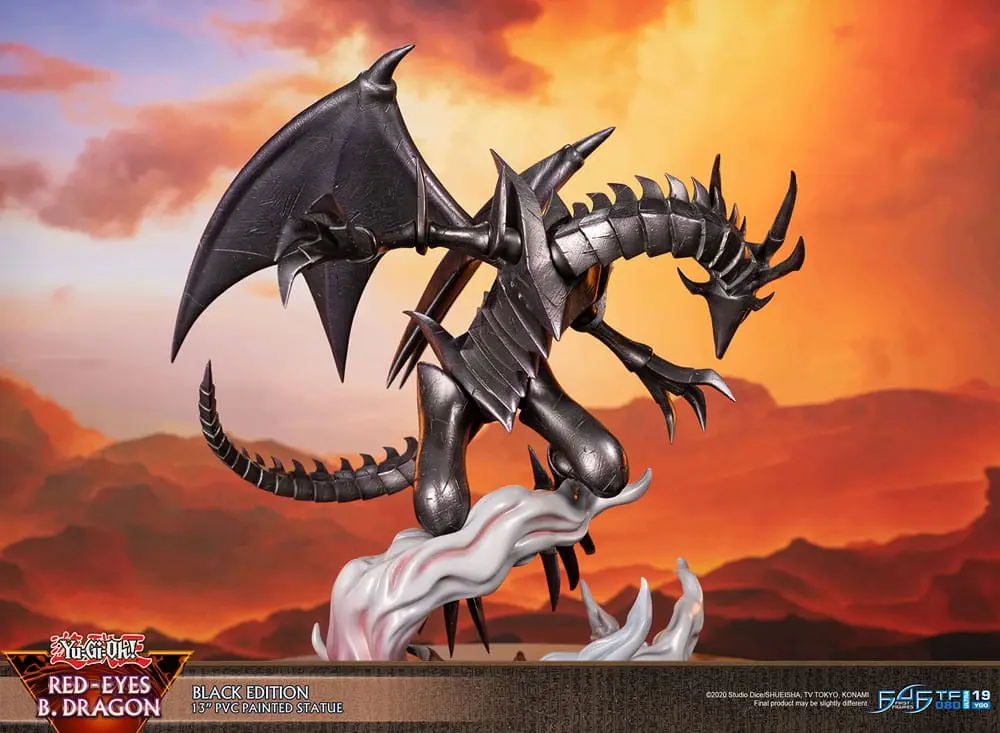 Yu-Gi-Oh! PVC Statue Red-Eyes B. Dragon Black Colour 33 cm termékfotó