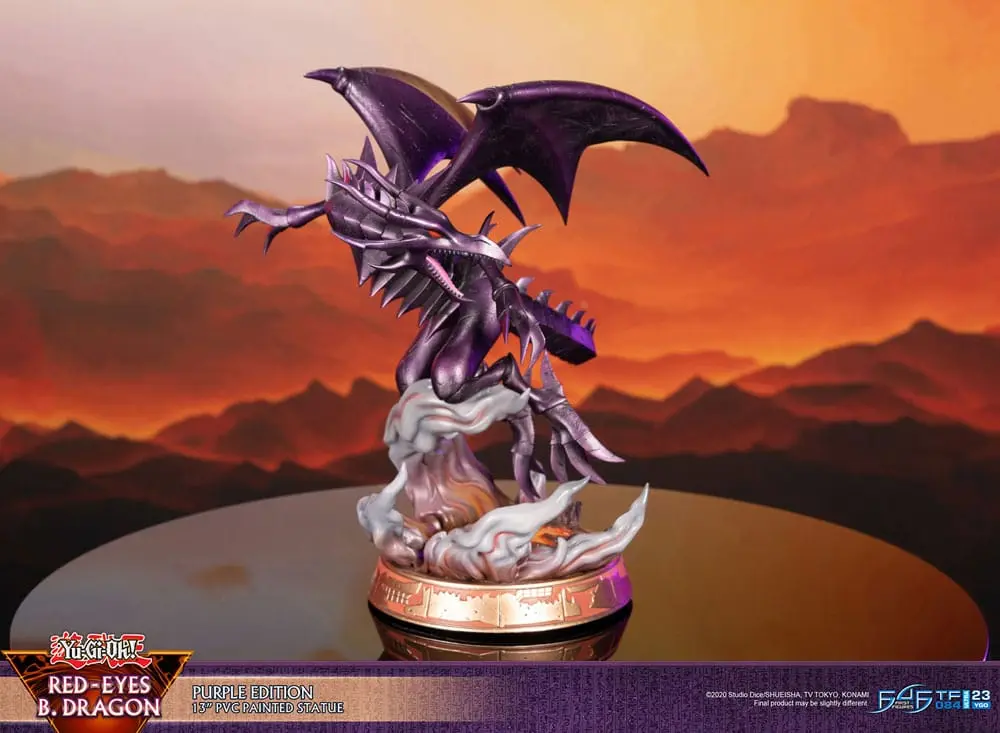 Yu-Gi-Oh! PVC Statue Red-Eyes B. Dragon Purple Colour 33 cm termékfotó