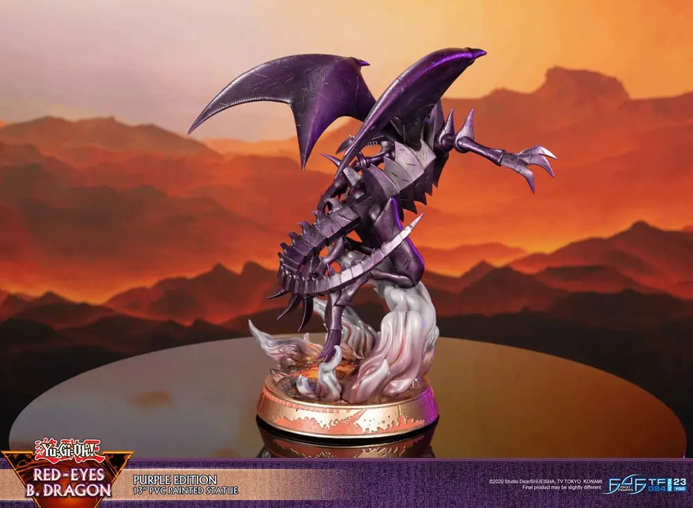 Yu-Gi-Oh! PVC Statue Red-Eyes B. Dragon Purple Colour 33 cm termékfotó