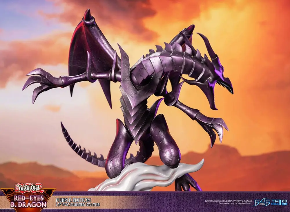 Yu-Gi-Oh! PVC Statue Red-Eyes B. Dragon Purple Colour 33 cm termékfotó