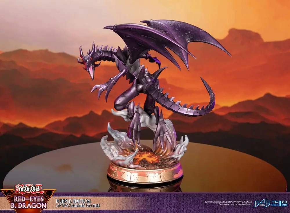 Yu-Gi-Oh! PVC Statue Red-Eyes B. Dragon Purple Colour 33 cm termékfotó