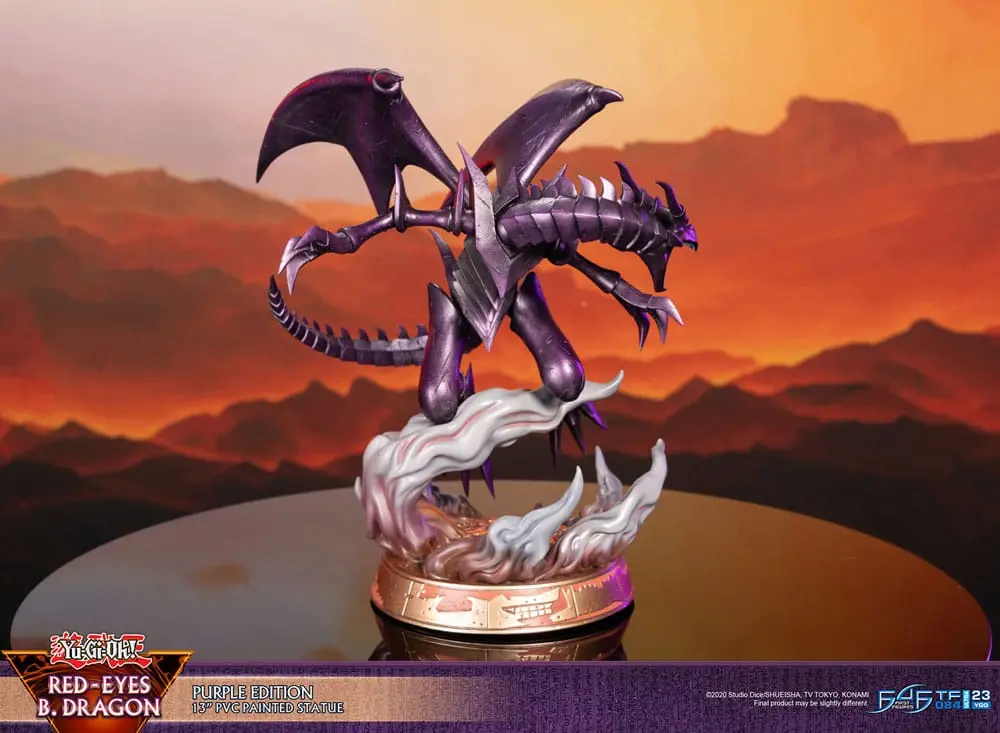 Yu-Gi-Oh! PVC Statue Red-Eyes B. Dragon Purple Colour 33 cm termékfotó