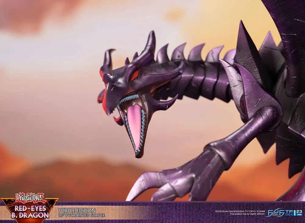 Yu-Gi-Oh! PVC Statue Red-Eyes B. Dragon Purple Colour 33 cm termékfotó