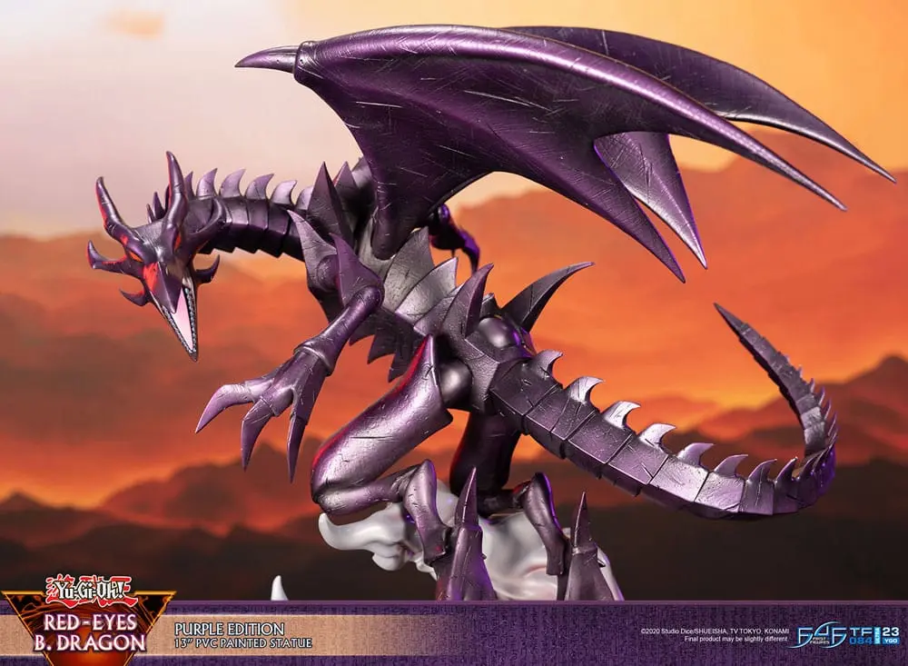 Yu-Gi-Oh! PVC Statue Red-Eyes B. Dragon Purple Colour 33 cm termékfotó