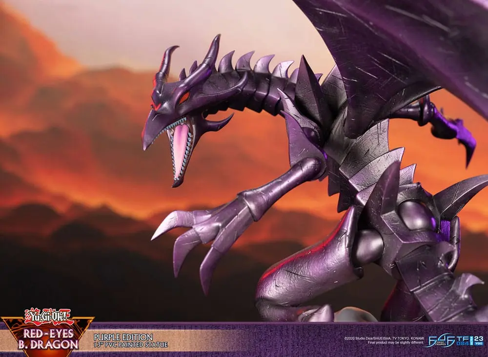 Yu-Gi-Oh! PVC Statue Red-Eyes B. Dragon Purple Colour 33 cm termékfotó