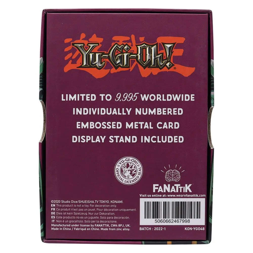 Yu-Gi-Oh! Replica Card Jinzo Limited Edition termékfotó