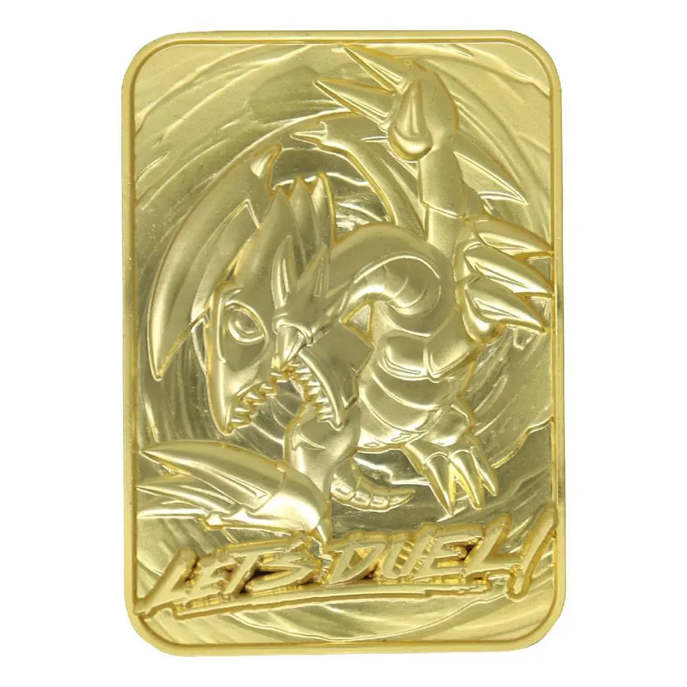 Yu-Gi-Oh! Replica Card Blue Eyes Toon Dragon (gold plated) product photo