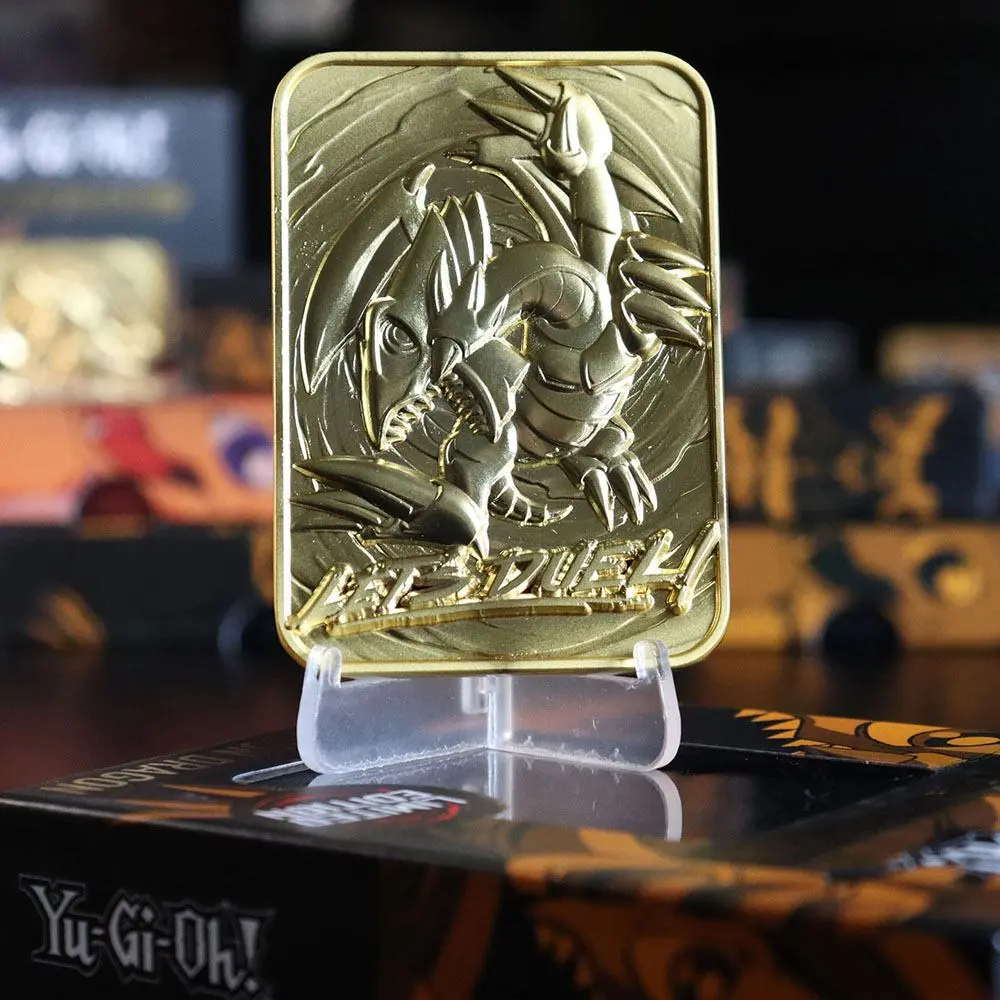 Yu-Gi-Oh! Replica Card Blue Eyes Toon Dragon (gold plated) product photo