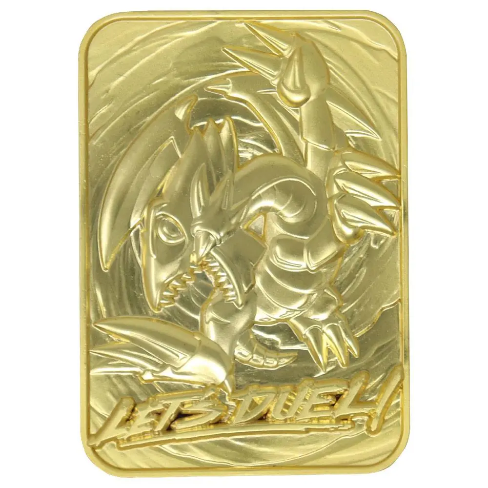 Yu-Gi-Oh! Replica Card Blue Eyes Toon Dragon (gold plated) product photo