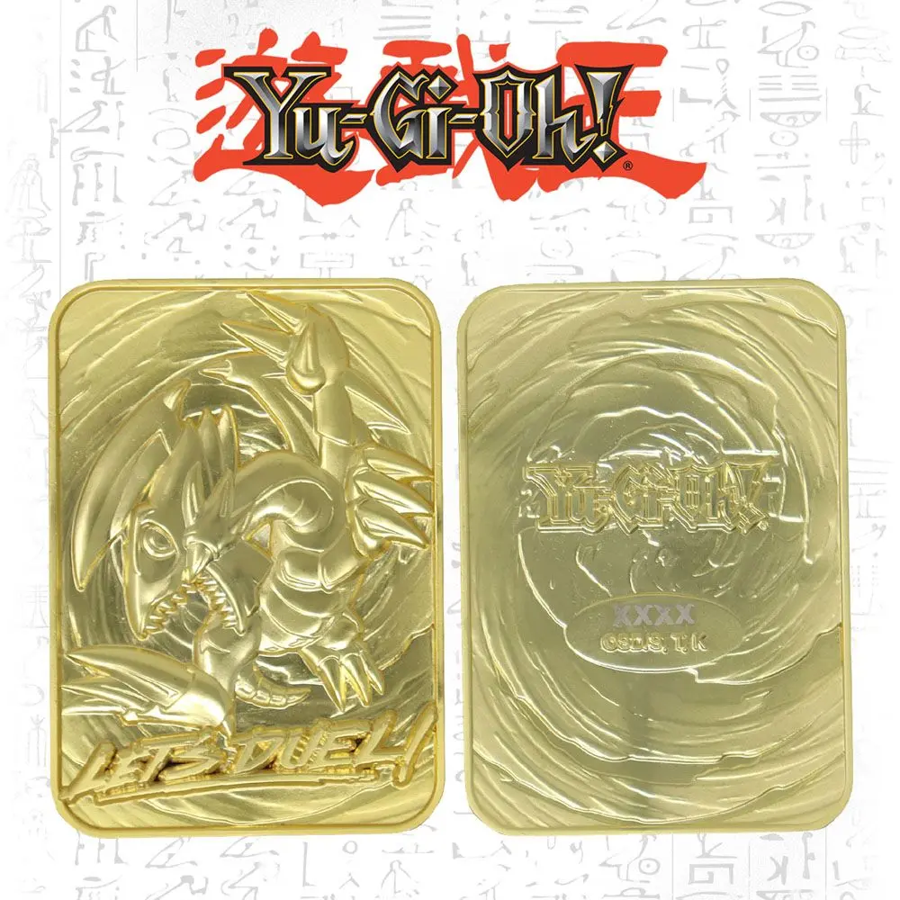 Yu-Gi-Oh! Replica Card Blue Eyes Toon Dragon (gold plated) product photo