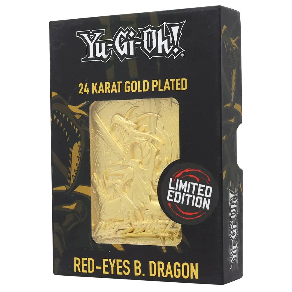 Yu-Gi-Oh! Replica Card Red Eyes B. Dragon (gold plated) termékfotó