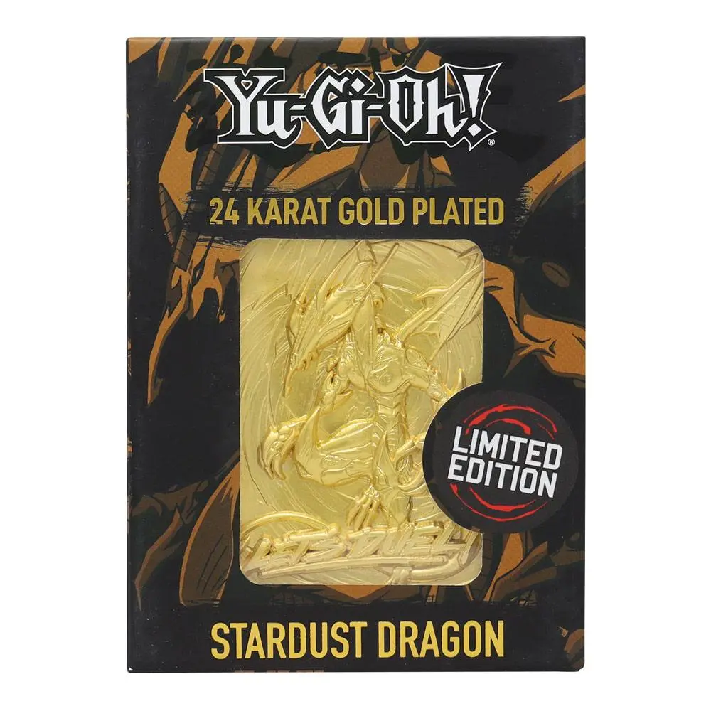 Yu-Gi-Oh! Replica Card Stardust Dragon (gold plated) product photo