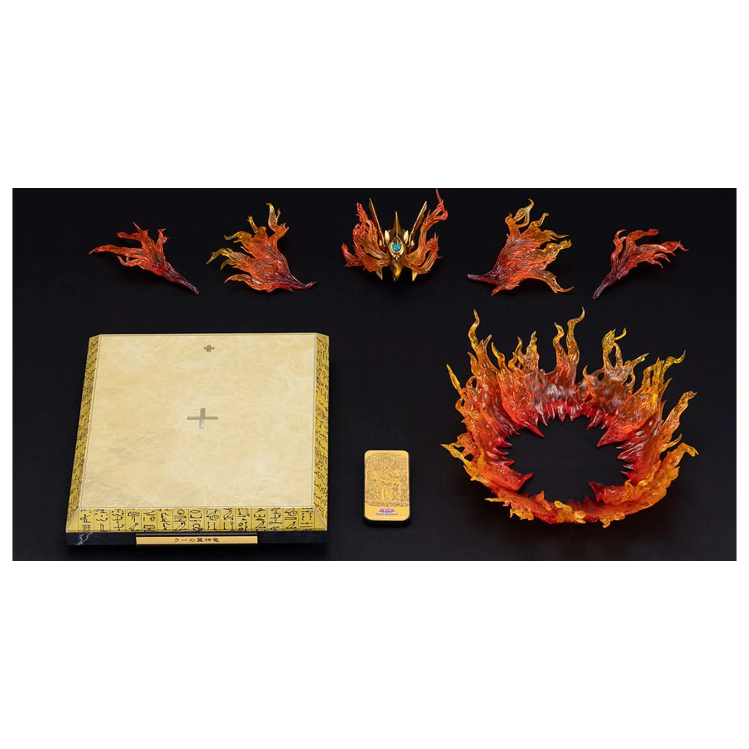 Yu-Gi-Oh! PVC Statue Accessories The Winged Dragon of Ra Egyptian God Expansion Parts Set  product photo