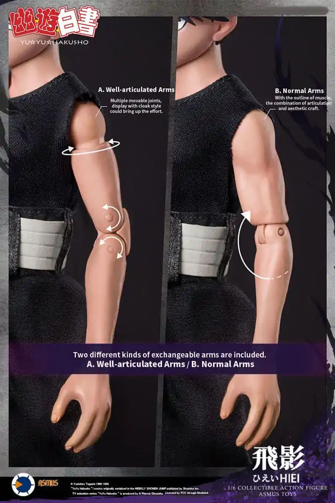 Yu Yu Hakusho Action Figure 1/6 Hiei 30 cm product photo