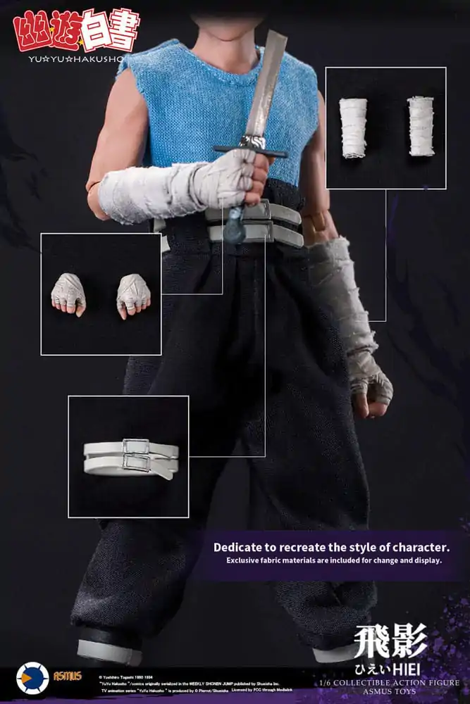 Yu Yu Hakusho Action Figure 1/6 Hiei (Luxury Version) 30 cm product photo