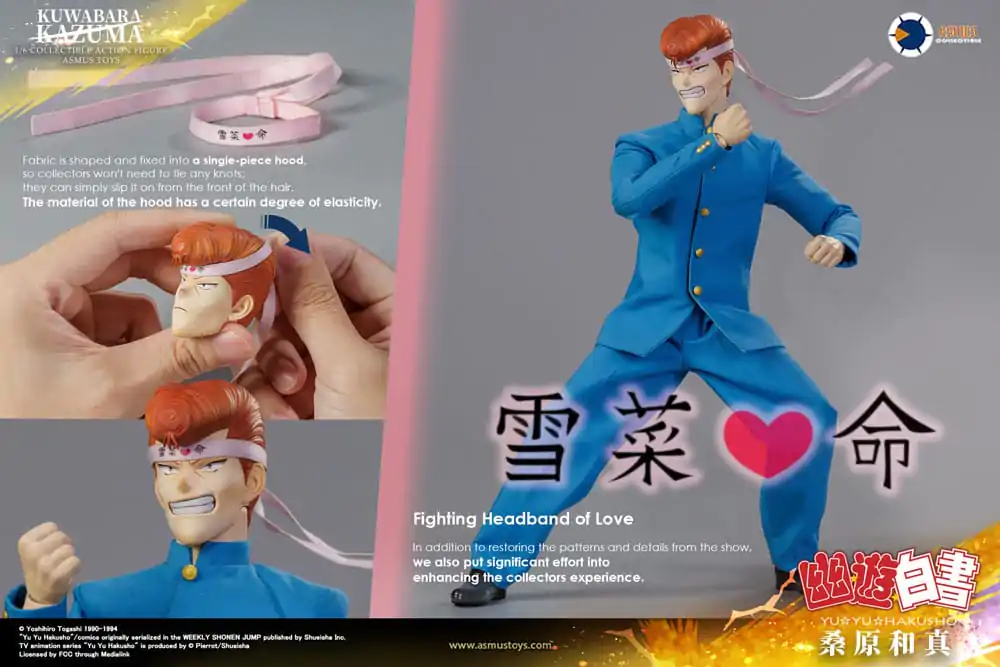 Yu Yu Hakusho Action Figure 1/6 Kazuma Kuwabara 30 cm termékfotó