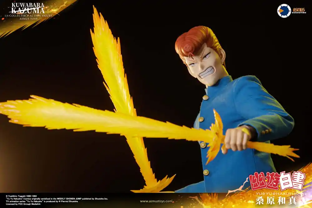 Yu Yu Hakusho Action Figure 1/6 Kazuma Kuwabara (Luxury Version) 30 cm termékfotó