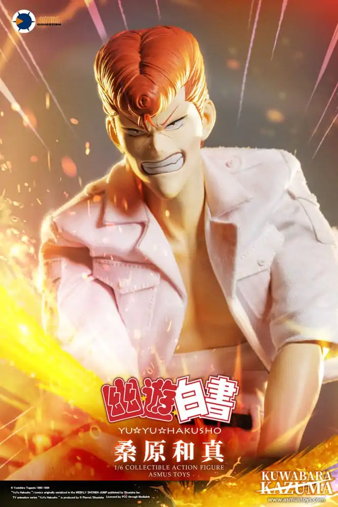 Yu Yu Hakusho Action Figure 1/6 Kazuma Kuwabara (Luxury Version) 30 cm termékfotó