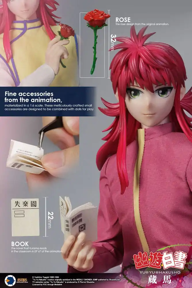 Yu Yu Hakusho Action Figure 1/6 Kurama 30 cm termékfotó