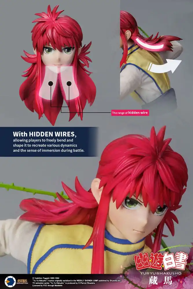 Yu Yu Hakusho Action Figure 1/6 Kurama 30 cm termékfotó