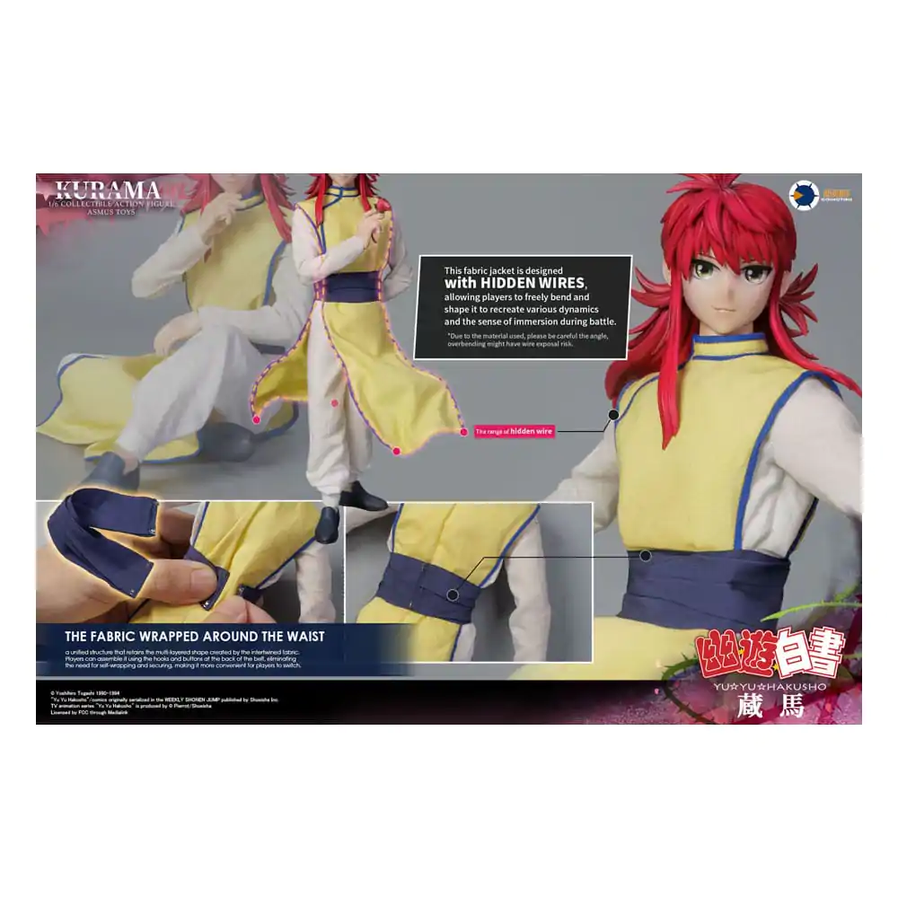 Yu Yu Hakusho Action Figure 1/6 Kurama (Luxury Edition) 30 cm termékfotó