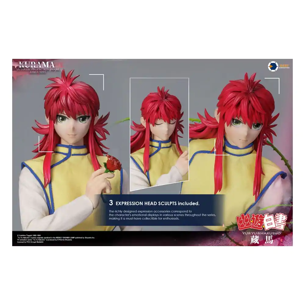 Yu Yu Hakusho Action Figure 1/6 Kurama (Luxury Edition) 30 cm termékfotó