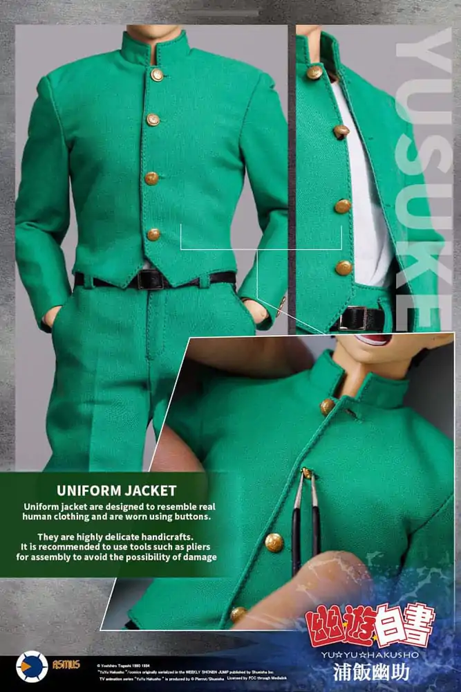 Yu Yu Hakusho Action Figure 1/6 Yusuke Urameshi 30 cm product photo