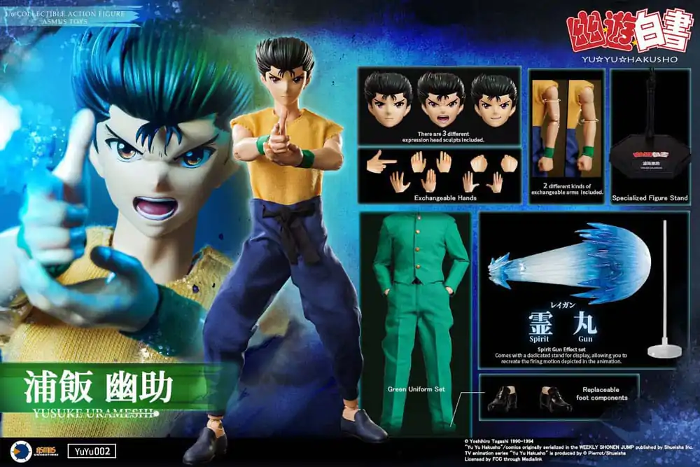 Yu Yu Hakusho Action Figure 1/6 Yusuke Urameshi 30 cm product photo