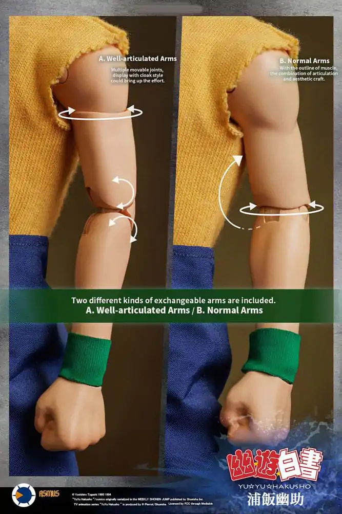 Yu Yu Hakusho Action Figure 1/6 Yusuke Urameshi 30 cm product photo