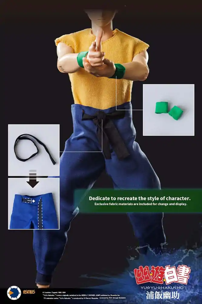 Yu Yu Hakusho Action Figure 1/6 Yusuke Urameshi (Luxury Version) 30 cm product photo