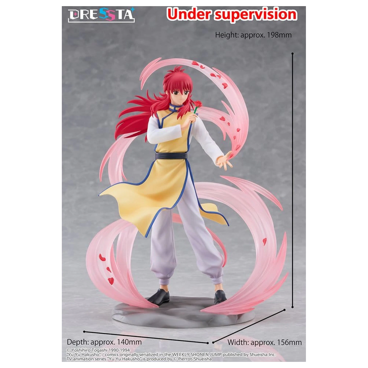 Yu Yu Hakusho Dressta PVC Figure Kurama 18 cm product photo