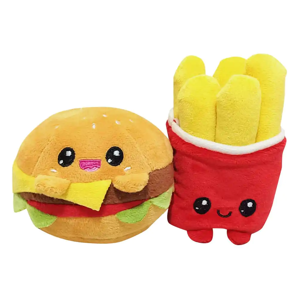 Yummis Together Plush Figures 2 Pack Burger & Fries in Take Away Bag 21 cm        product photo