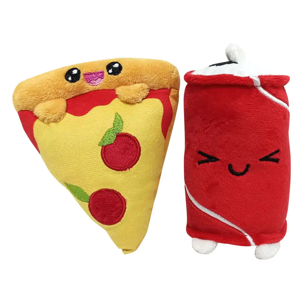 Yummis Together Plush Figures 2 Pack Pizza & Cola in Take Away Bag 21 cm        product photo