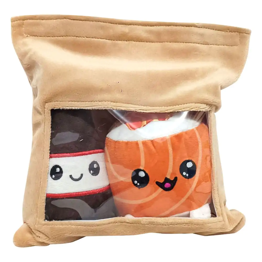 Yummis Together Plush Figures 2 Pack Uramaki & Soya in Take Away Bag 21 cm        product photo